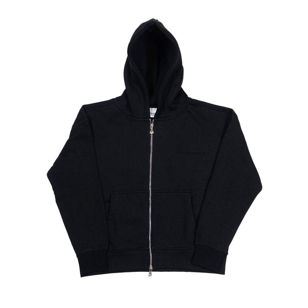 Zipped Hoodie - Black